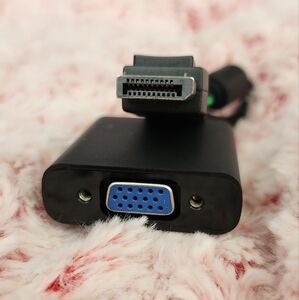 (DP) to VGA Adapter, Gold-Plated Display Port to VGA Adapter (Male to Female)